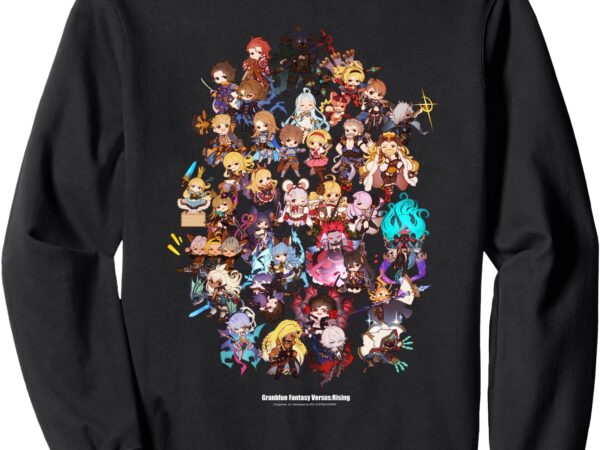 Granblue fantasy versus_ rising　chibi characters sweatshirt